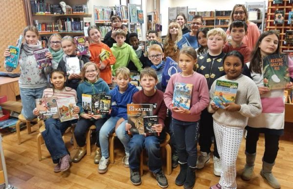 Vierte Klasse der Grundschule Seubelsdorf